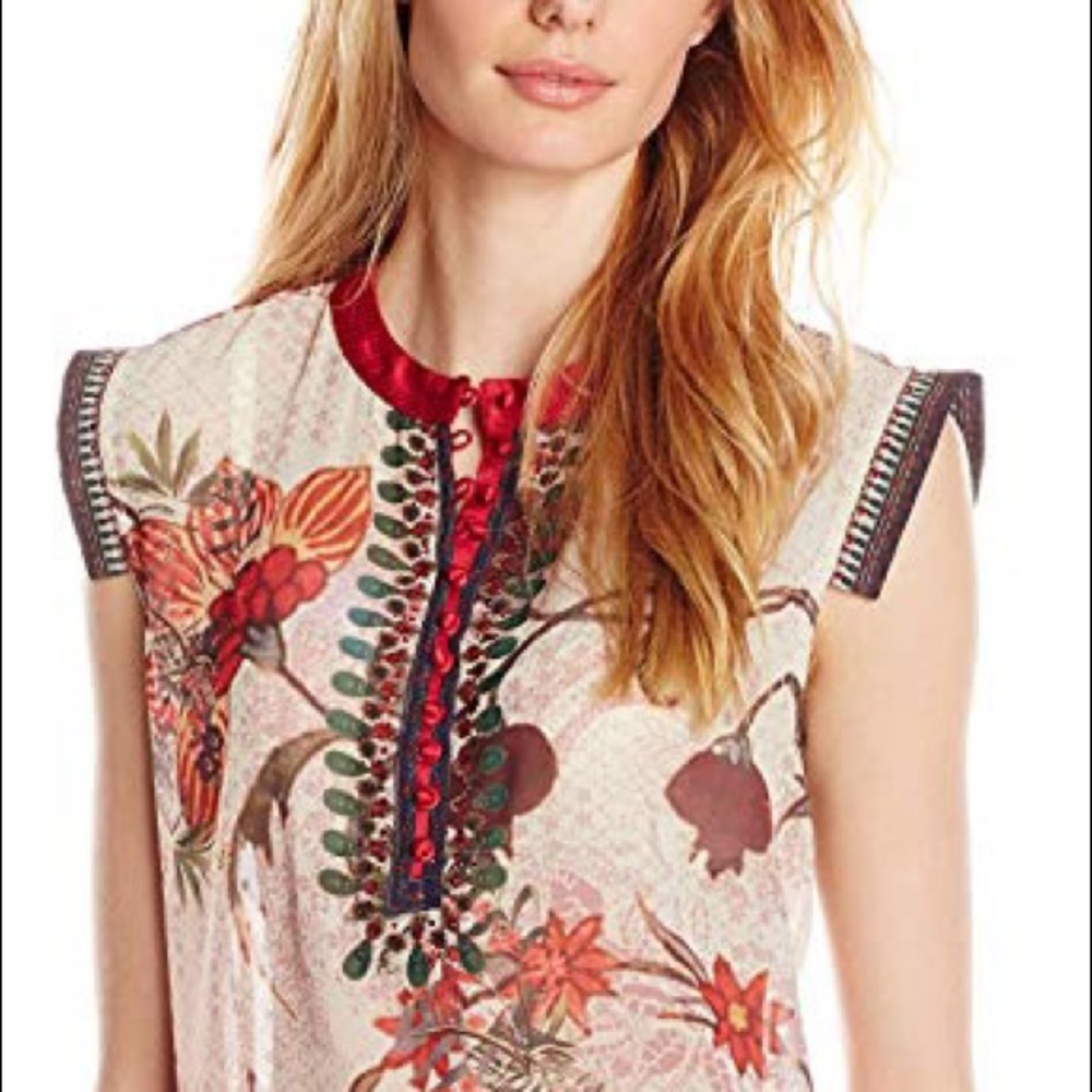 Desigual Oman blouse tunic size medium